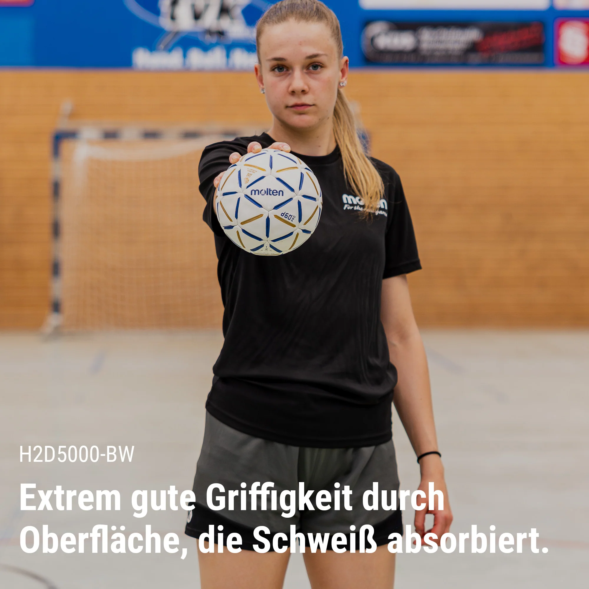 d60 PRO Handball Gr. 2 | H2D5000-BW - Image 3